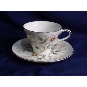 Harmony House Fine China "Cretonne" Pattern Delecate Flower Cup & Saucer Set